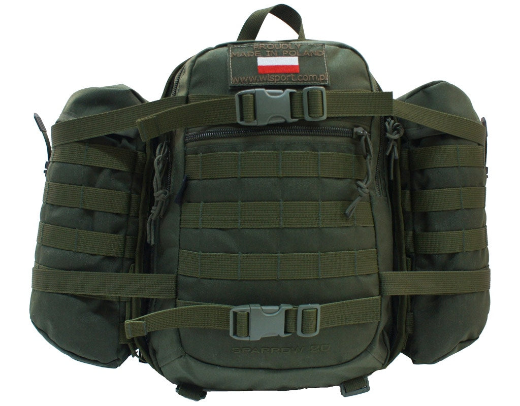 Kieszeń boczna Wisport do plecaka Sparrow - Black