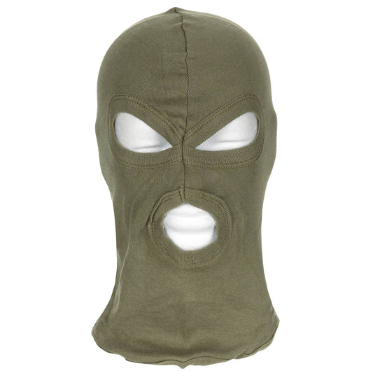 Kominiarka MFH z 3 otworami - OD Green