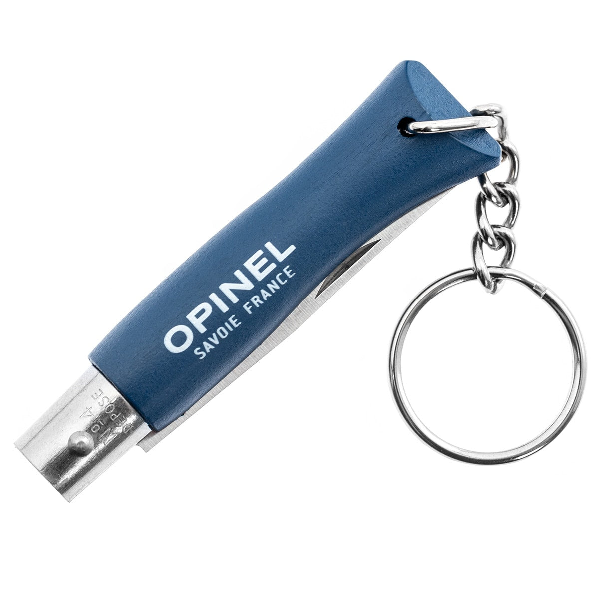 Nóż składany Opinel No.4 Colorama Inox Brelok - Dark Blue
