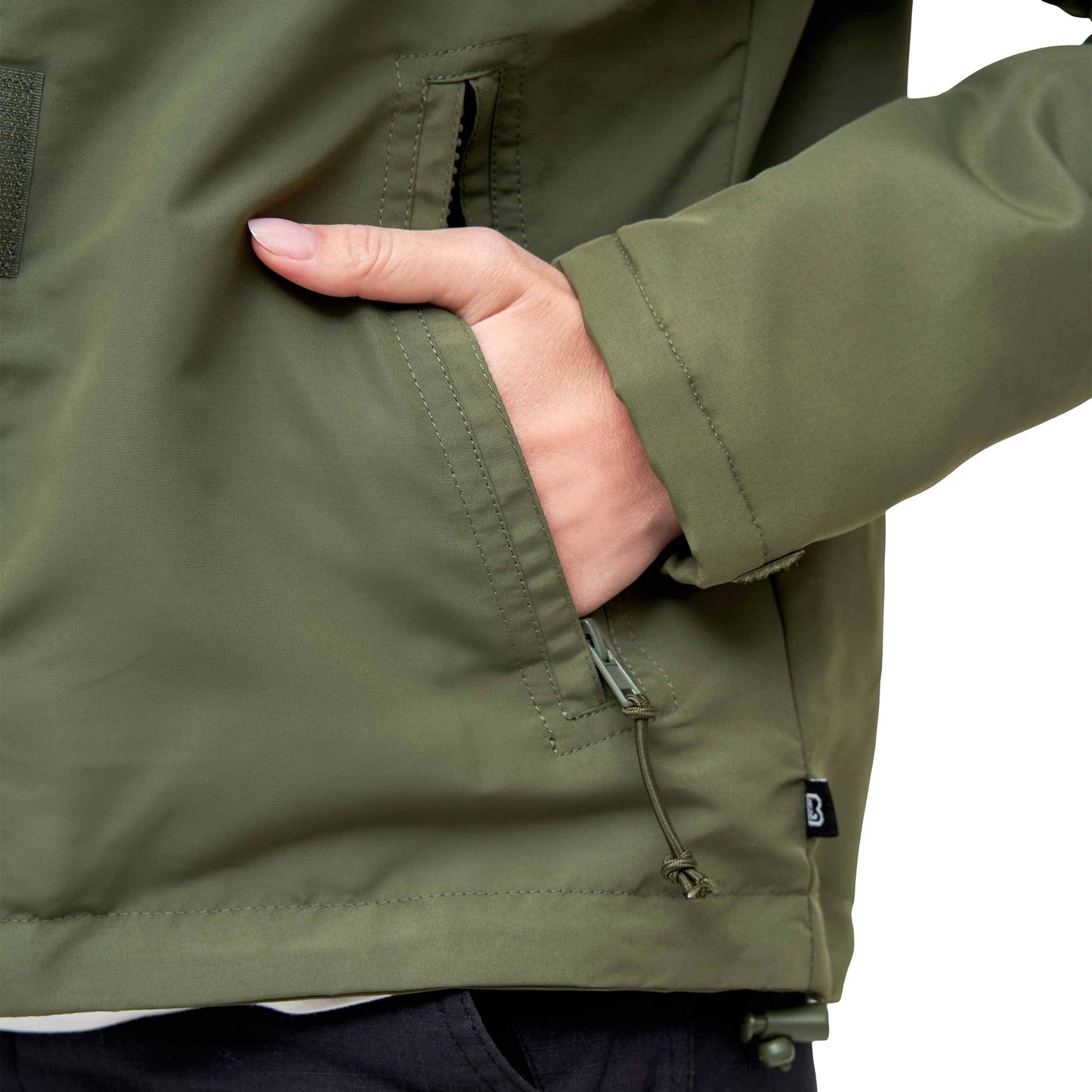 Kurtka damska Brandit Windbreaker Frontzip - Olive