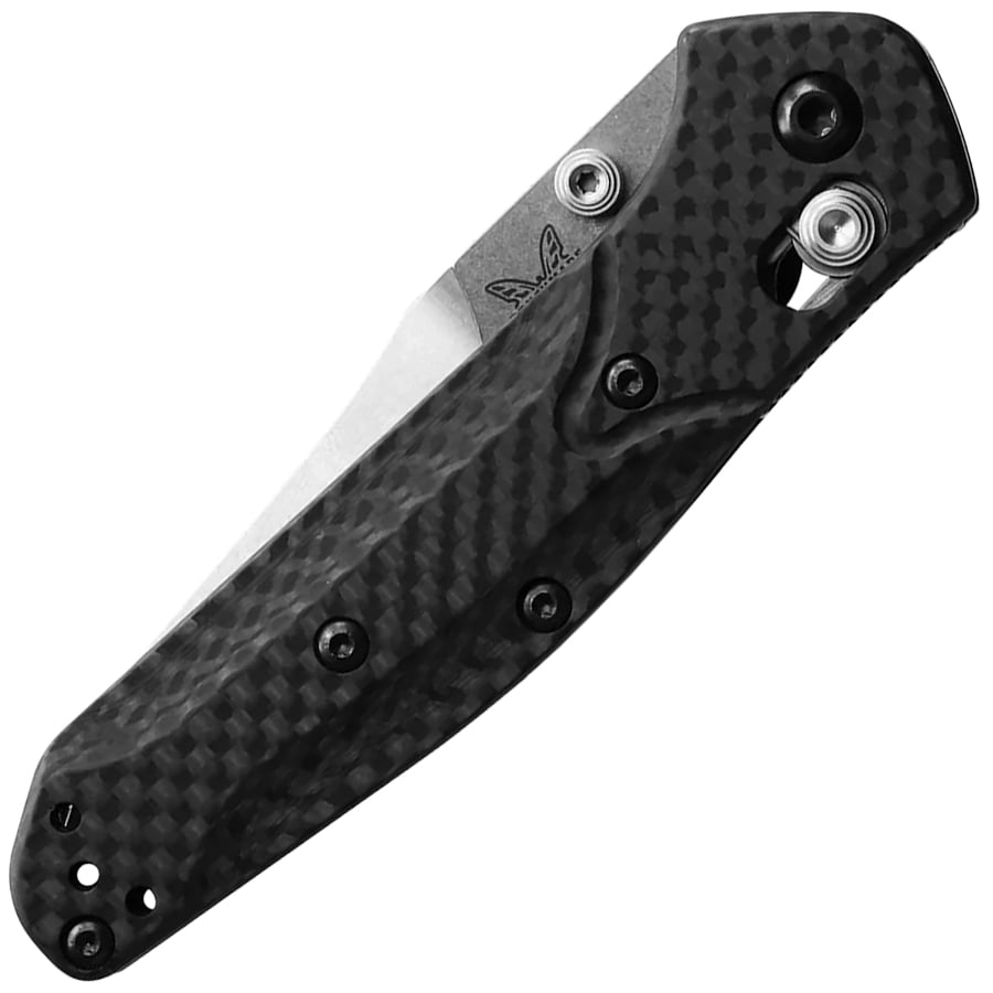 Nóż składany Benchmade Mini Osborne CPM-S90V - Black Carbon Fiber