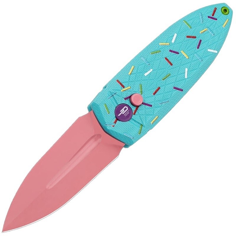 Nóż składany Bestech Knives QUQU G10 - Blue Sprinkle