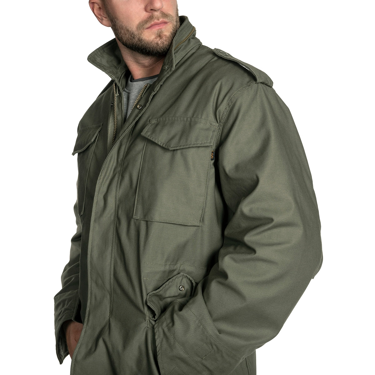Kurtka Alpha Industries M-65 - Olive Green