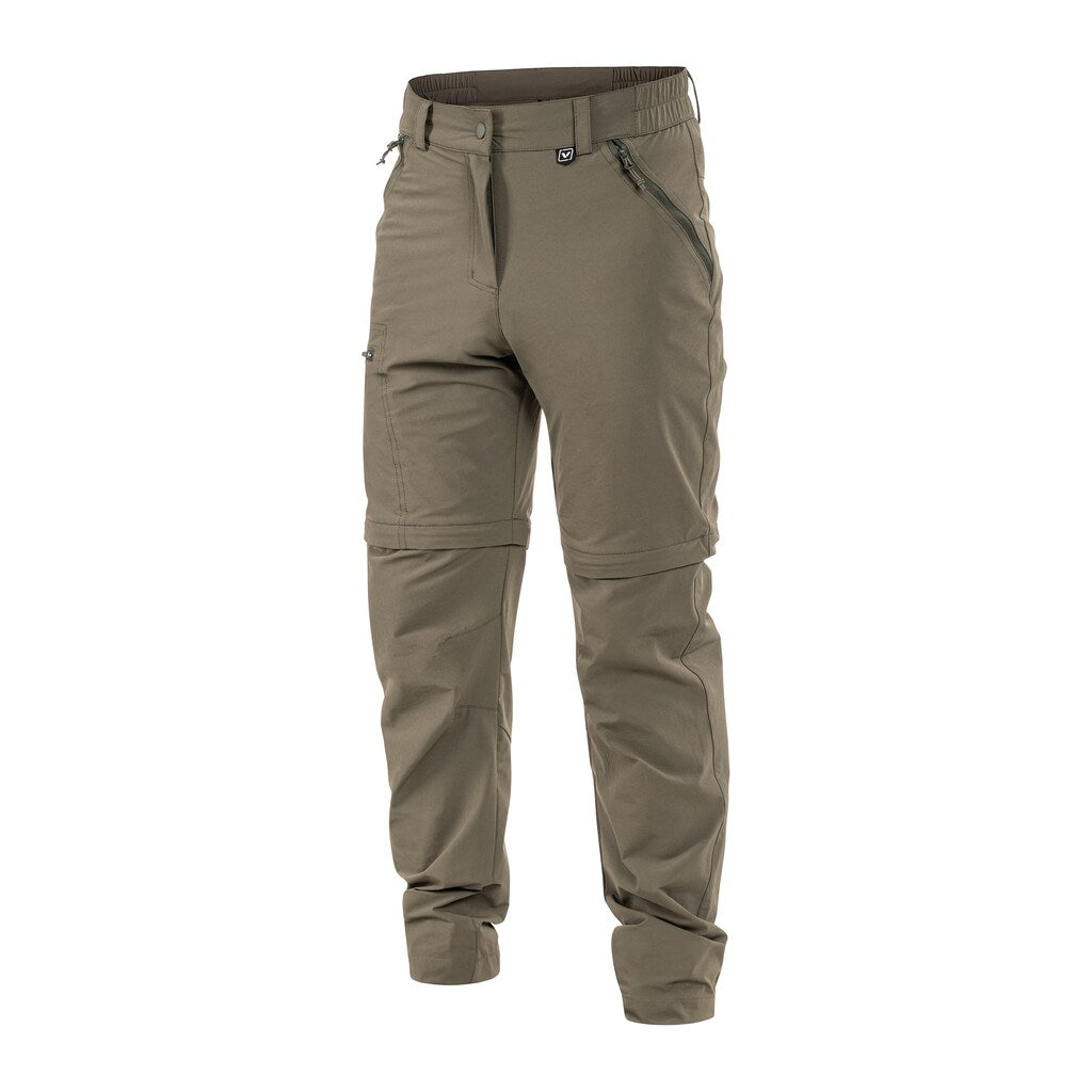 Spodnie trekkingowe 2w1 Viking Rocklyn - Khaki