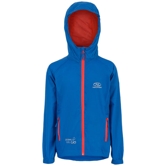Kurtka dziecięca Highlander Outdoor Stow & Go Waterproof - Blue