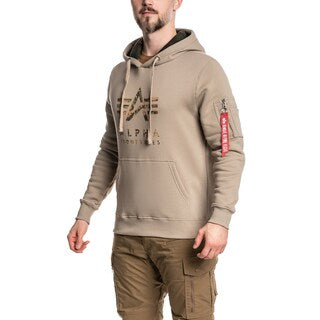 Bluza Alpha Industries Camo TPU Hoody - Vintage Sand