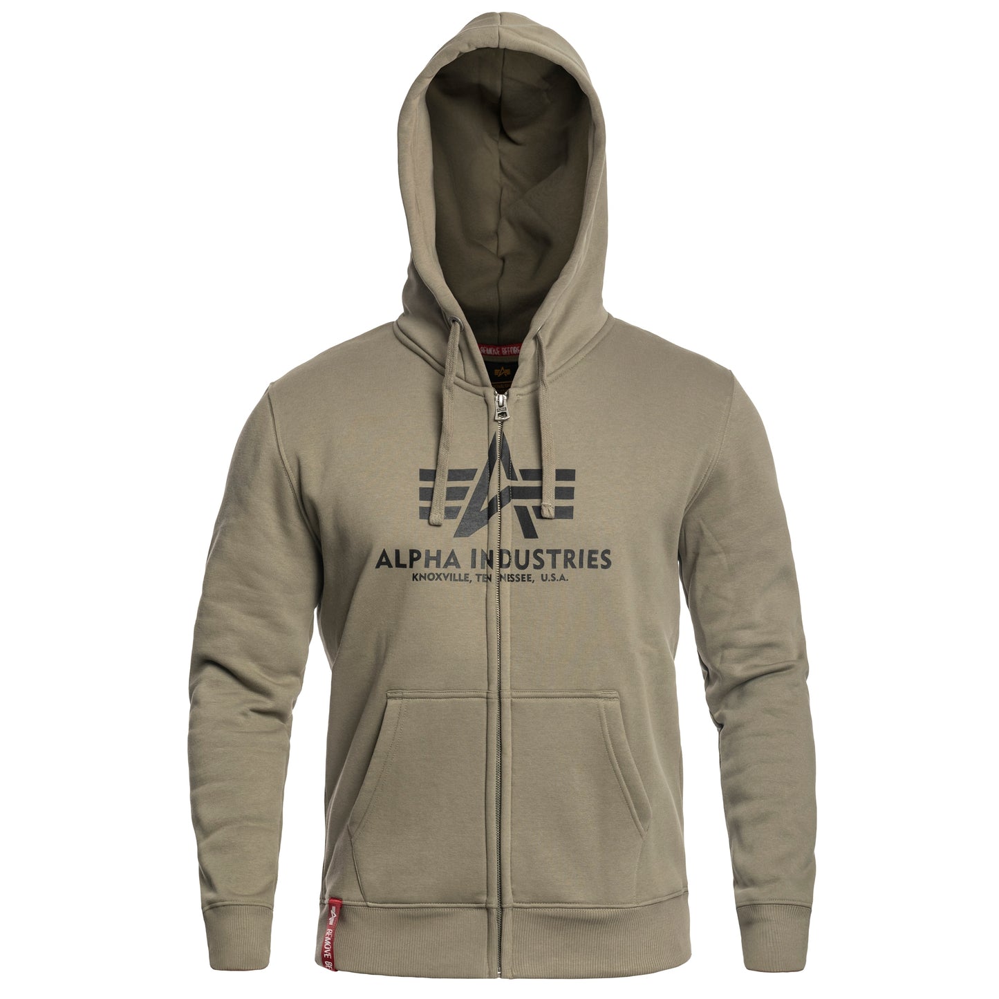 Bluza Alpha Industries Basic Zip Hoody - Olive
