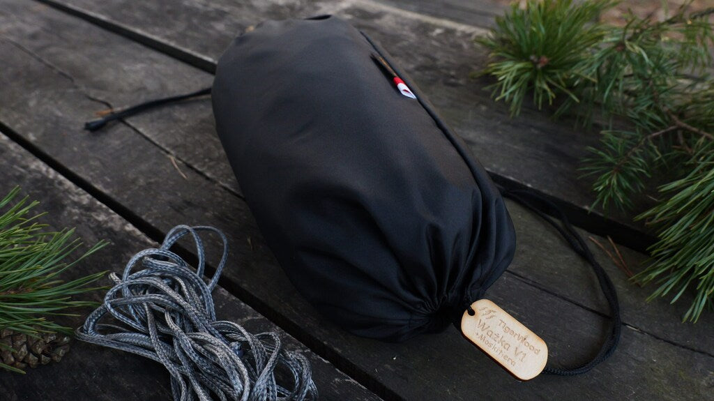 Hamak TigerWood Ważka V1 Double Zip z moskitierą - Black