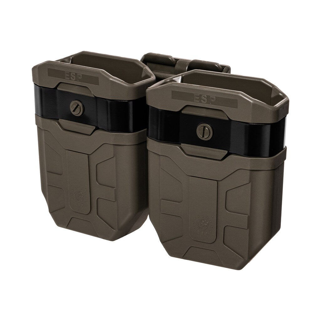 Podwójna ładownica obrotowa ESP z montażem UBC-04-2 na magazynki do AK - Olive Drab