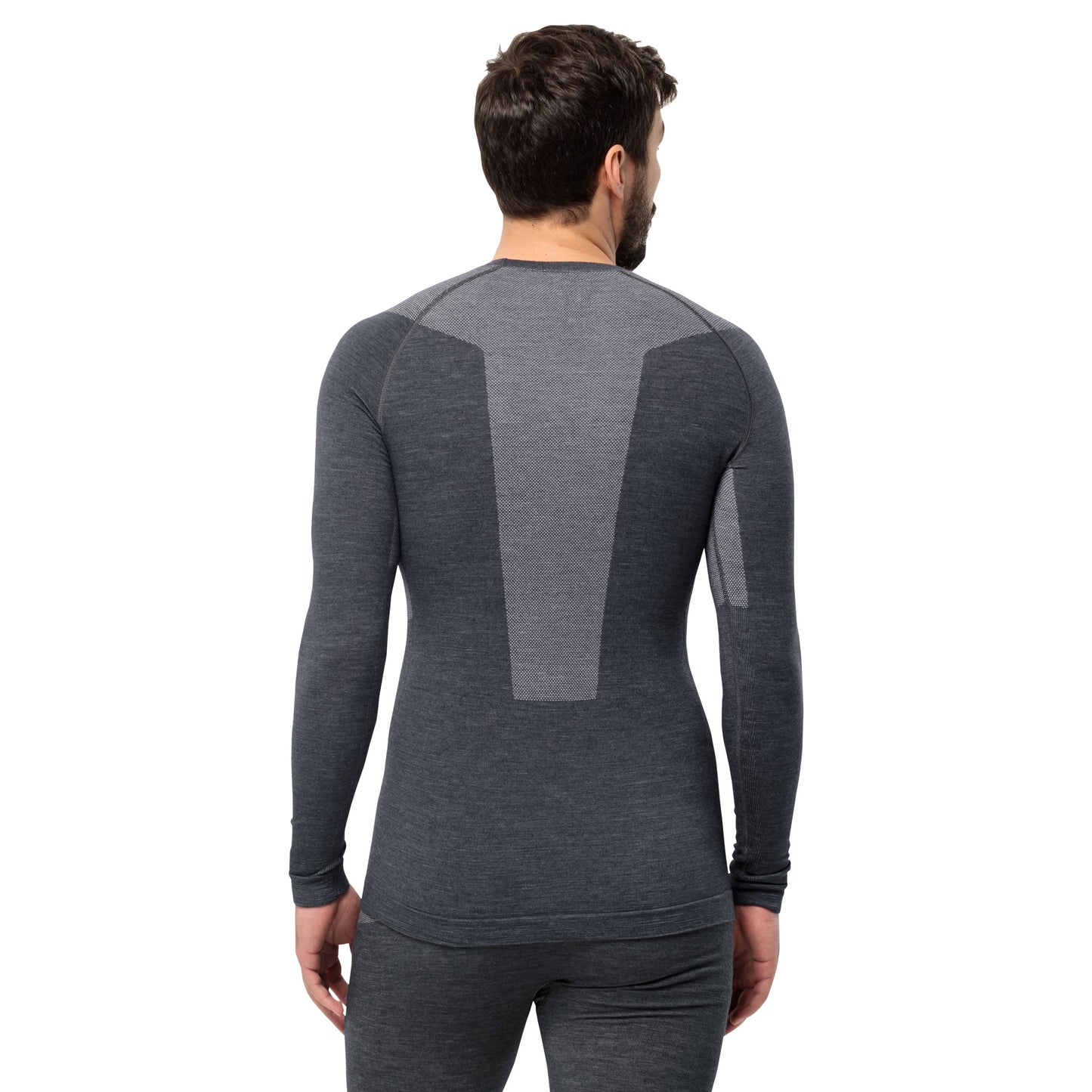 Koszulka termoaktywna Jack Wolfskin Seamless Wool - Phantom