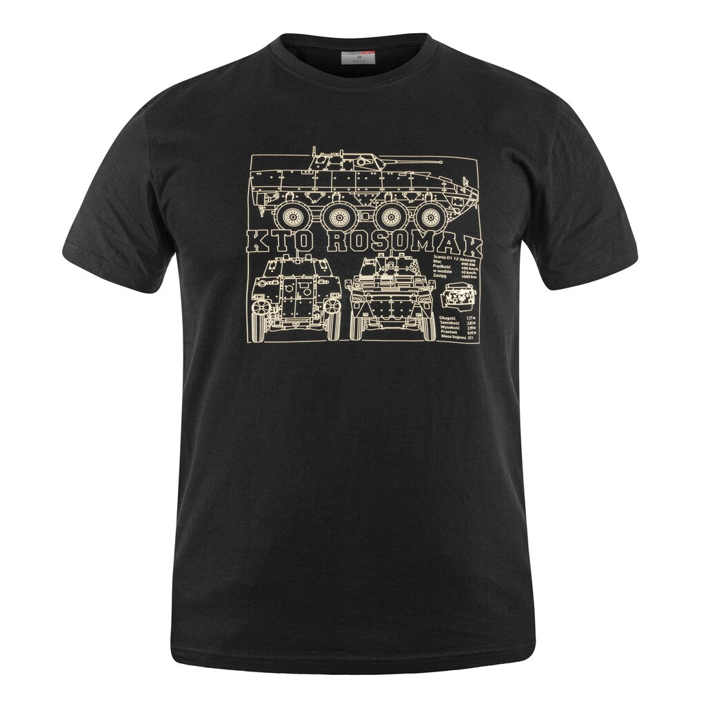 Koszulka T-Shirt KTO Rosomak - Black