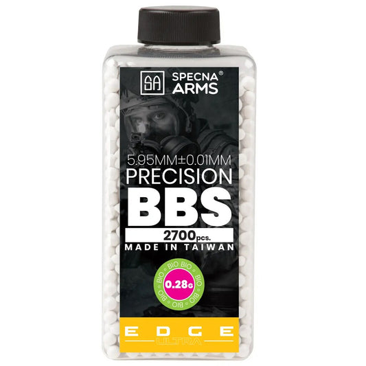 Kulki precyzyjne ASG Specna Arms EDGE Ultra Bio 0,28g 2700 szt. - Białe