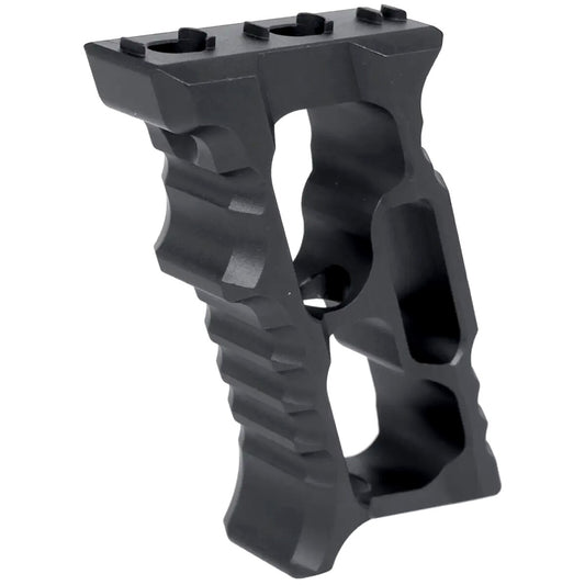Aluminiowy kątowy chwyt przedni JJ Airsoft TD Minivert M-LOK/KeyMod - Black