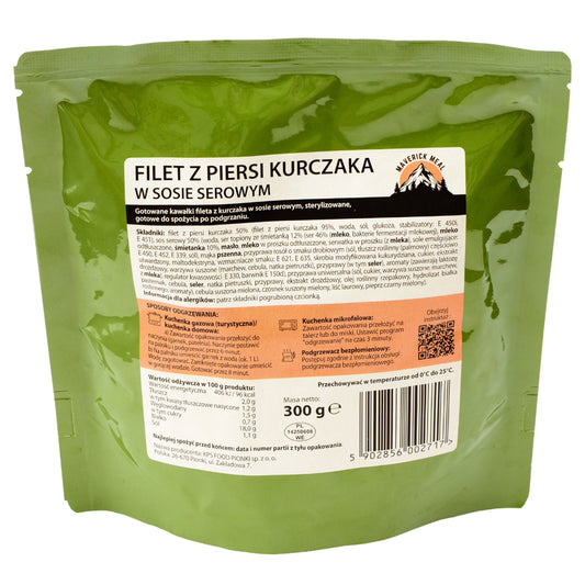 Danie gotowe Maverick Food Kurczak w sosie serowym - 300 g