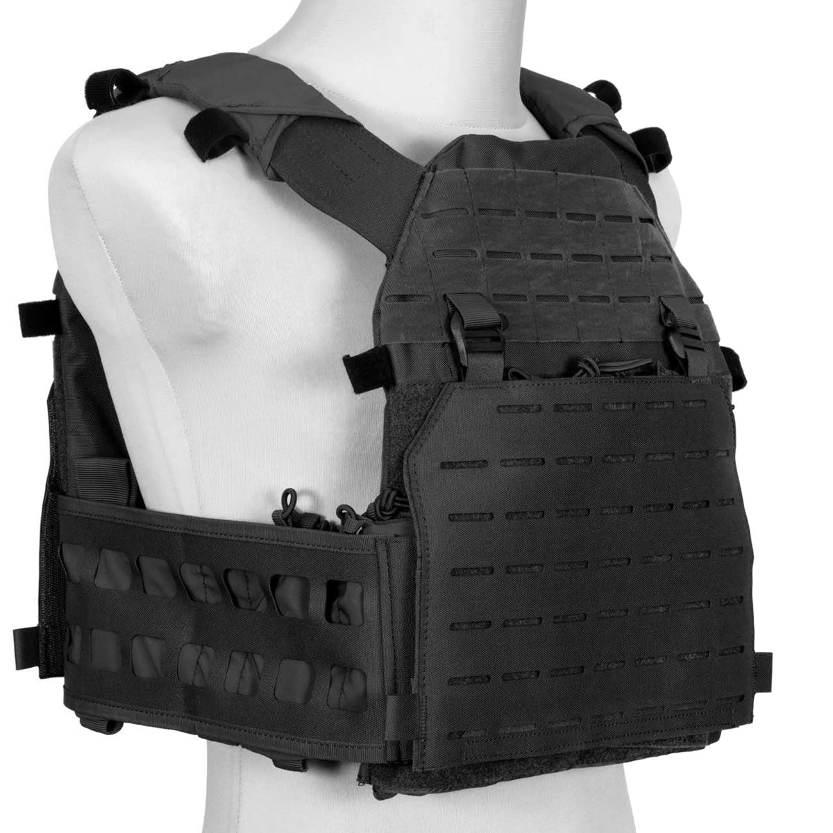 Kamizelka taktyczna GFC Advanced Laser-Cut - czarna