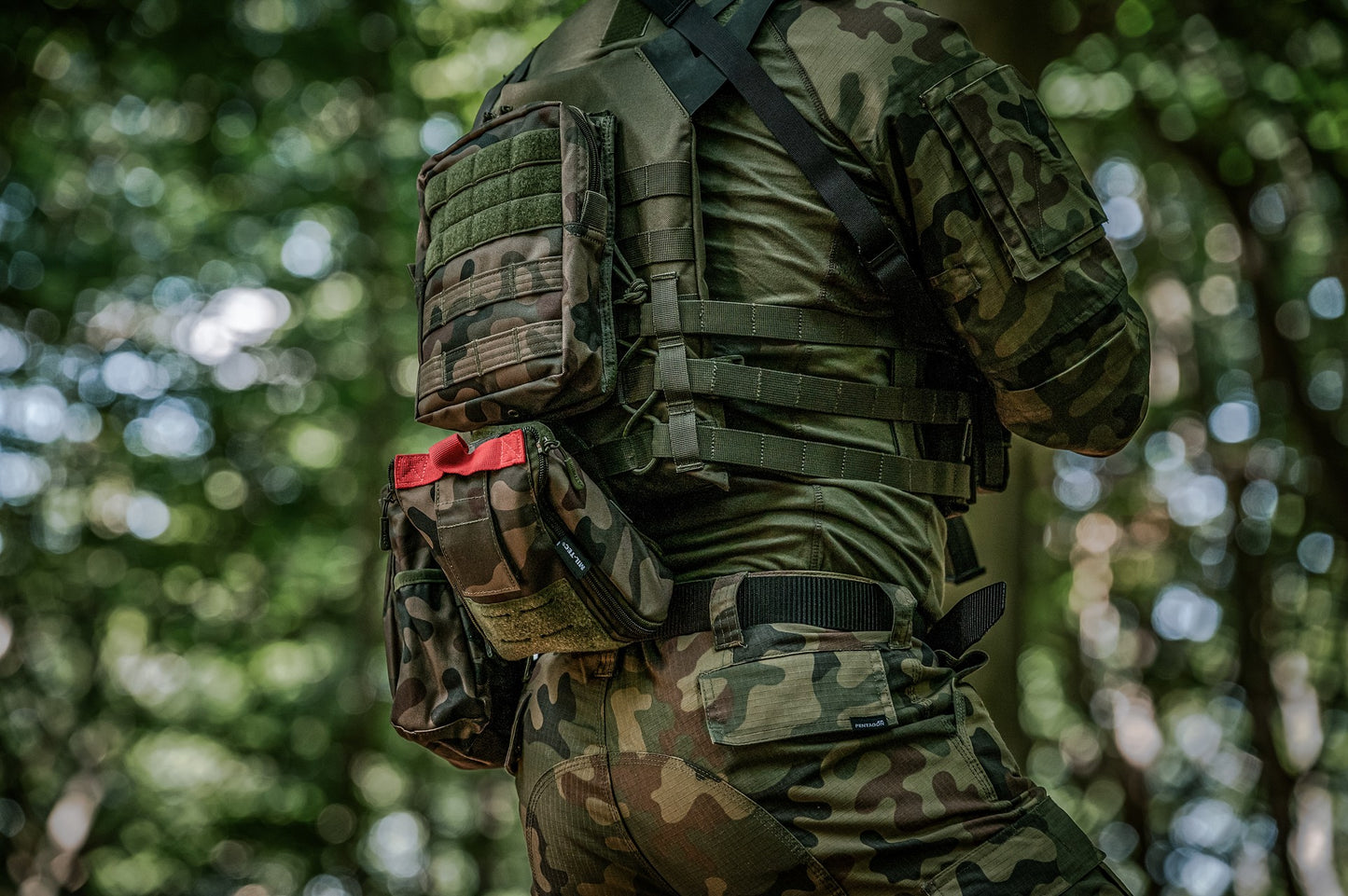 Kieszeń Cargo Mil-Tec duża - wz.93 Pantera PL Woodland