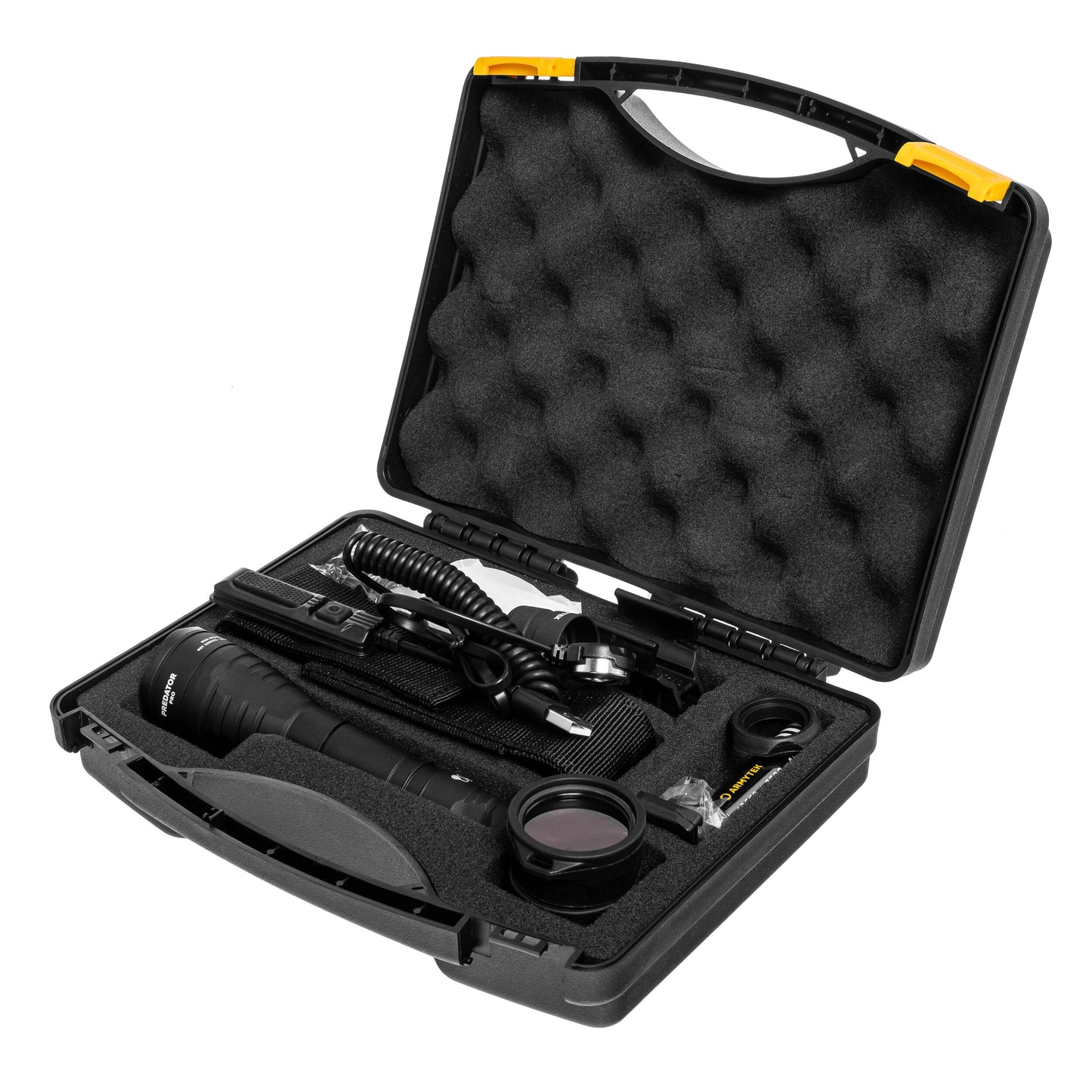 Latarka taktyczna Armytek Predator PRO Magnet Extended Set Warm - 1400 lumenów