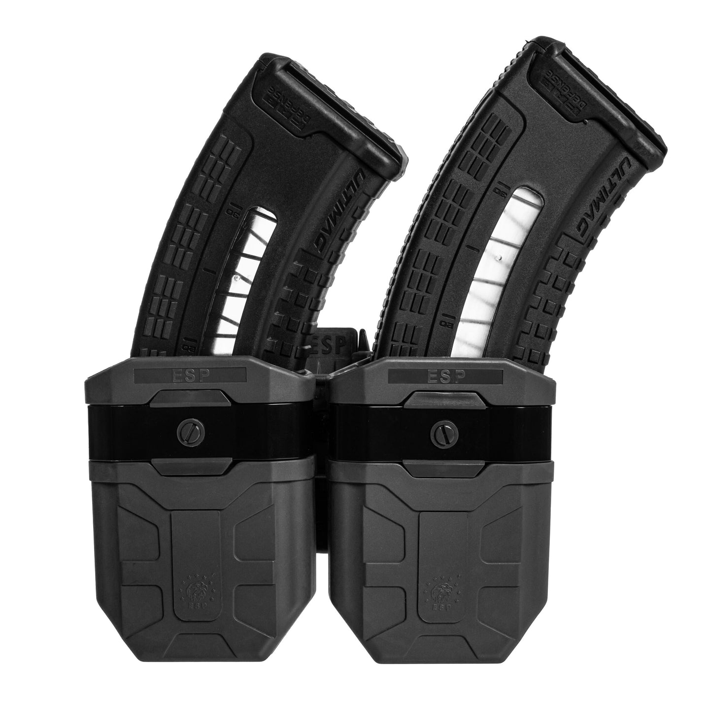 Podwójna ładownica obrotowa ESP z montażem UBC-08 na magazynki AK - Black
