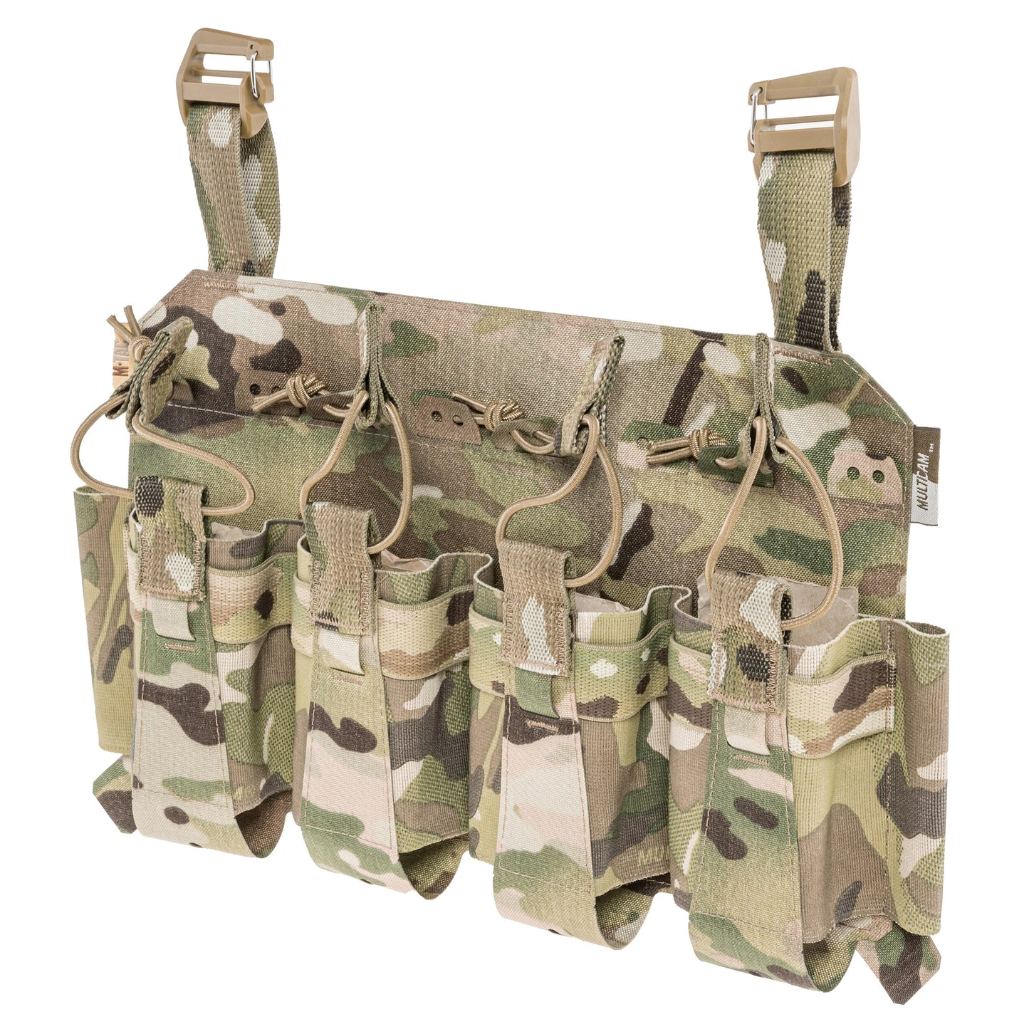 Panel przedni M-Tac na 4 magazynki do kamizelki Cuirass QRS XL - MultiCam