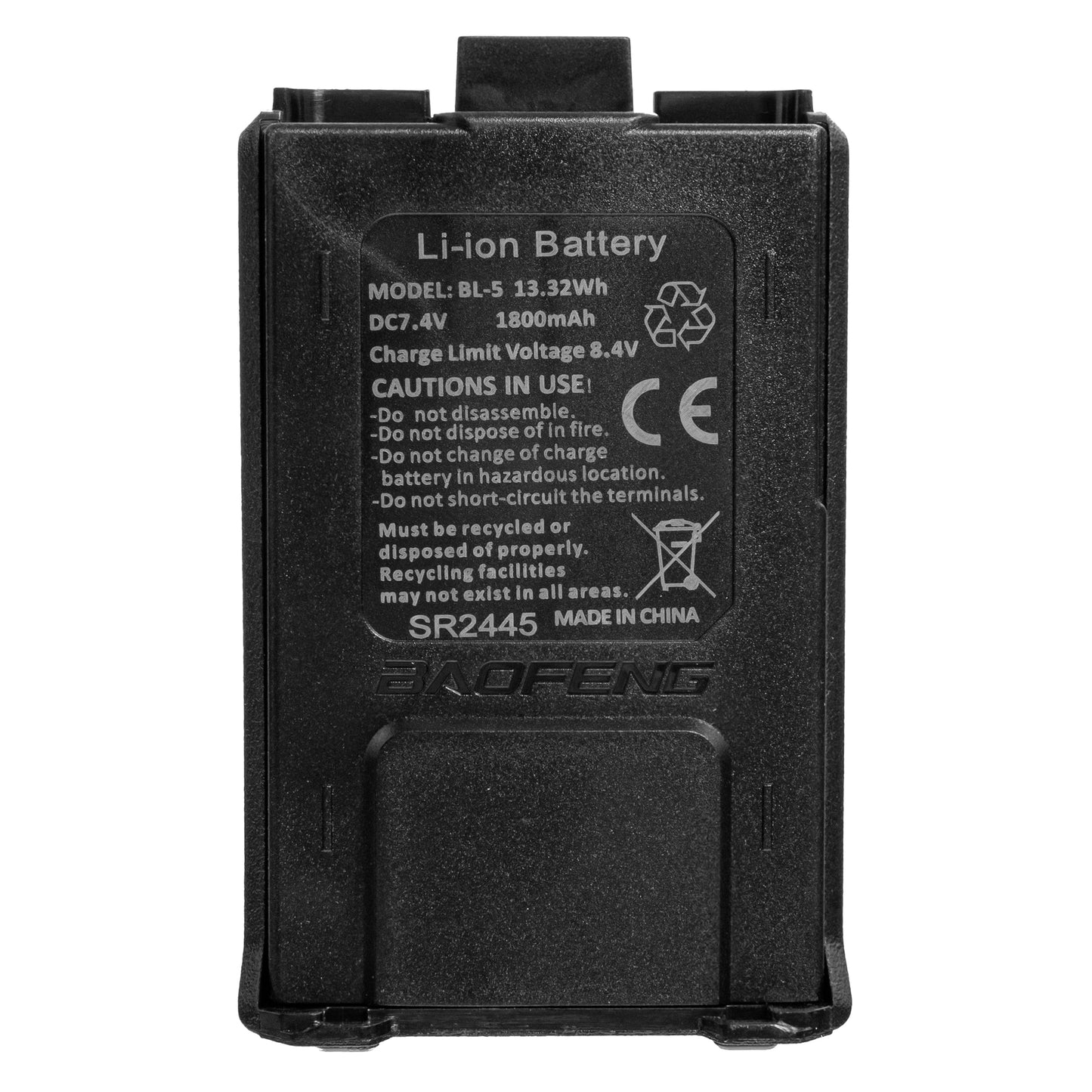 Akumulator Baofeng 1800 mAh do radia UV-5R - USB-C