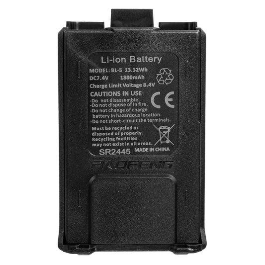 Akumulator Baofeng 1800 mAh do radia UV-5R - USB-C