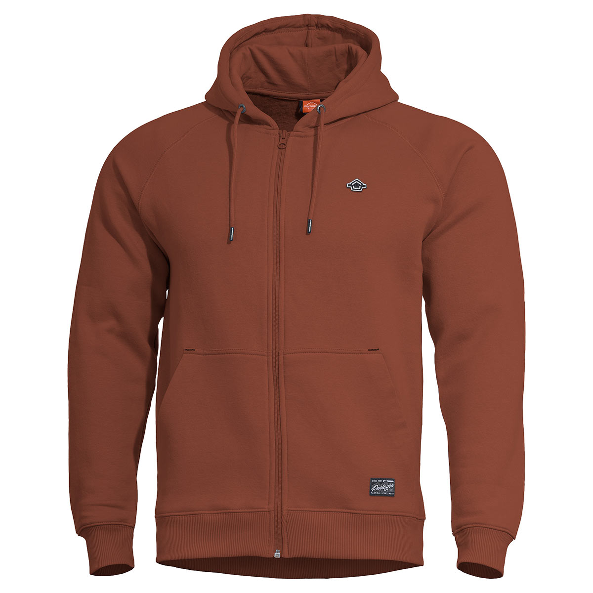 Bluza Pentagon Phaeton Zip - Maroon Red