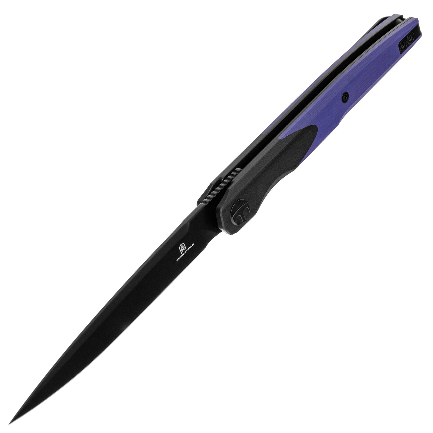 Nóż składany Bestechman Lanza G10 - Purple/Black
