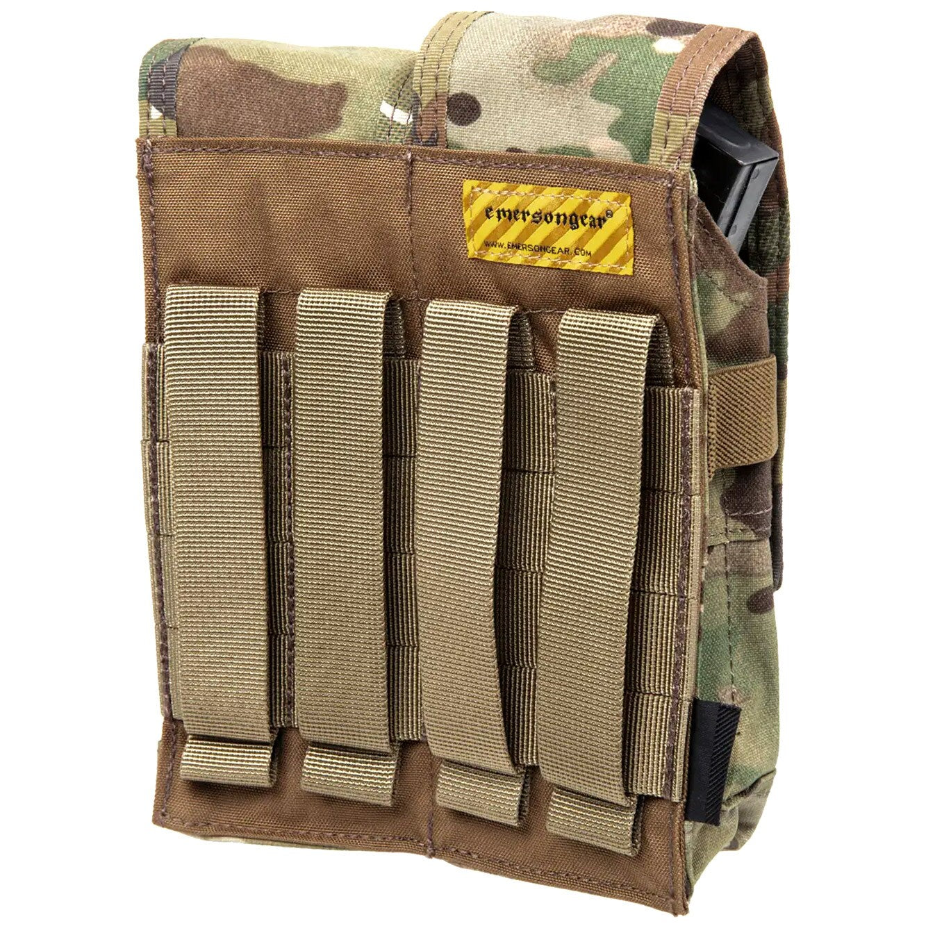 Podwójna ładownica zamknięta Emerson na magazynki 7.62 mm - MultiCam