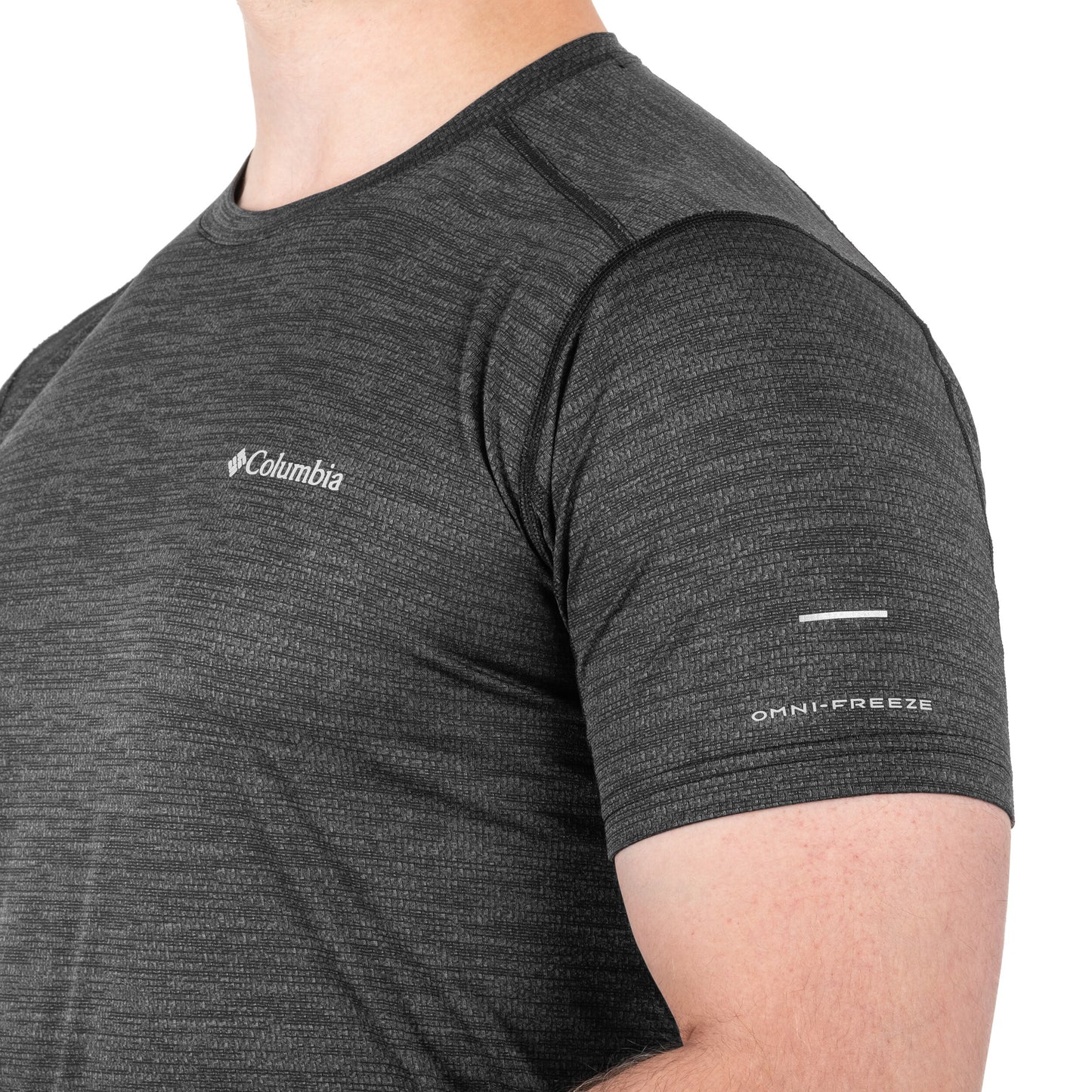 Koszulka termoaktywna Columbia Alpine Chill Zero Short Sleeve Crew - Black Heather