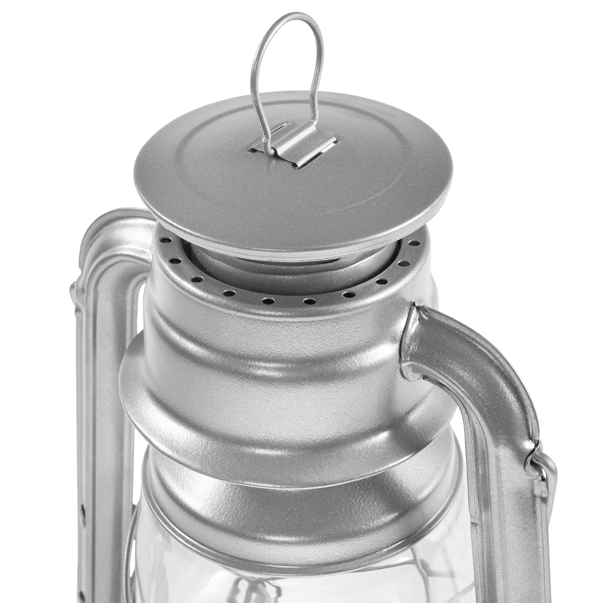 Lampa naftowa MFH Max Fuchs 28 cm Silver