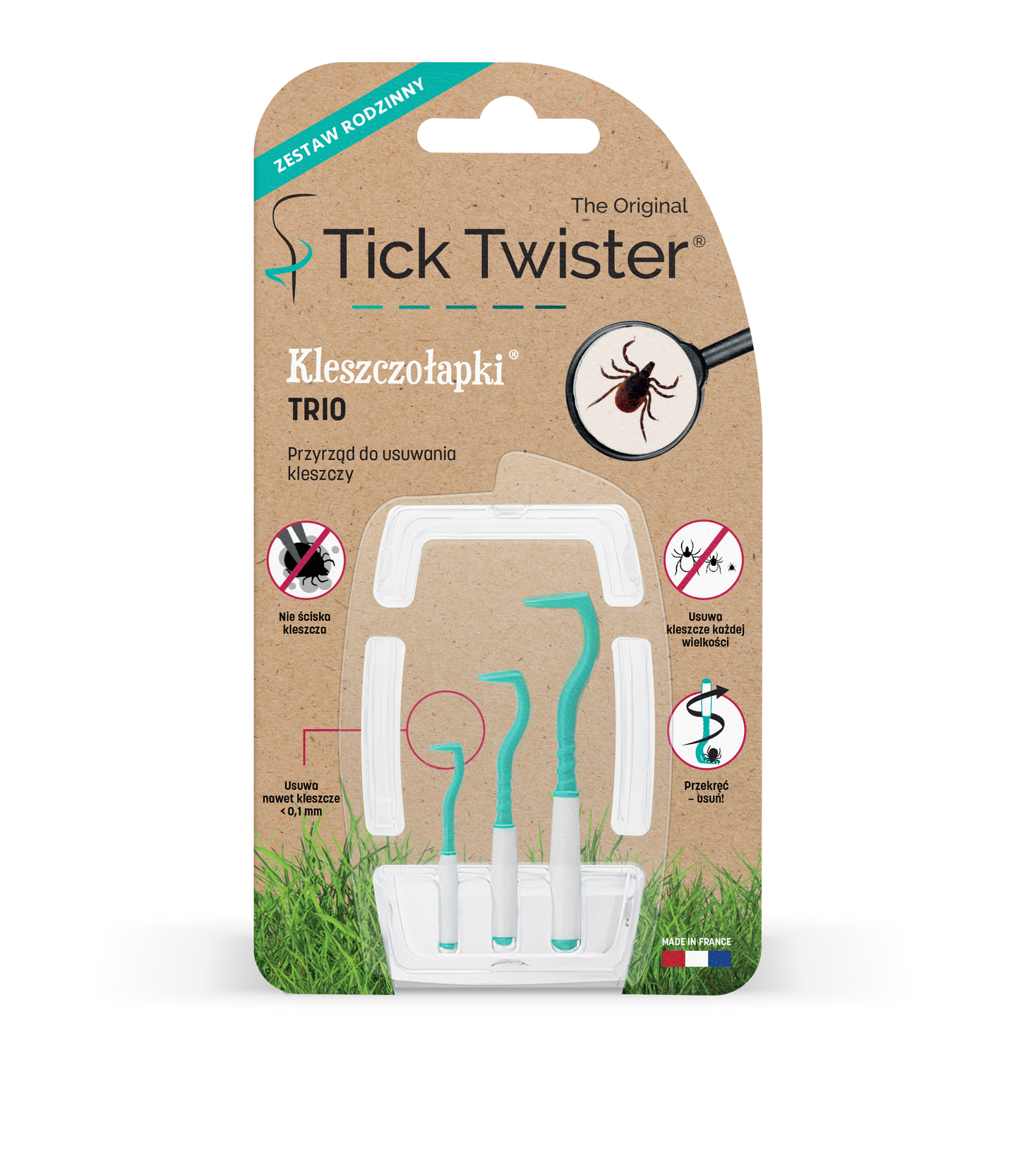 Kleszczołapki Tick Twister Trio