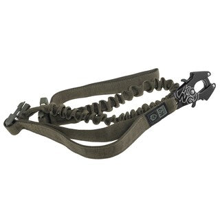 Smycz K9 Thorn Frog Kong z amortyzatorem 150 cm - Oliwkowa
