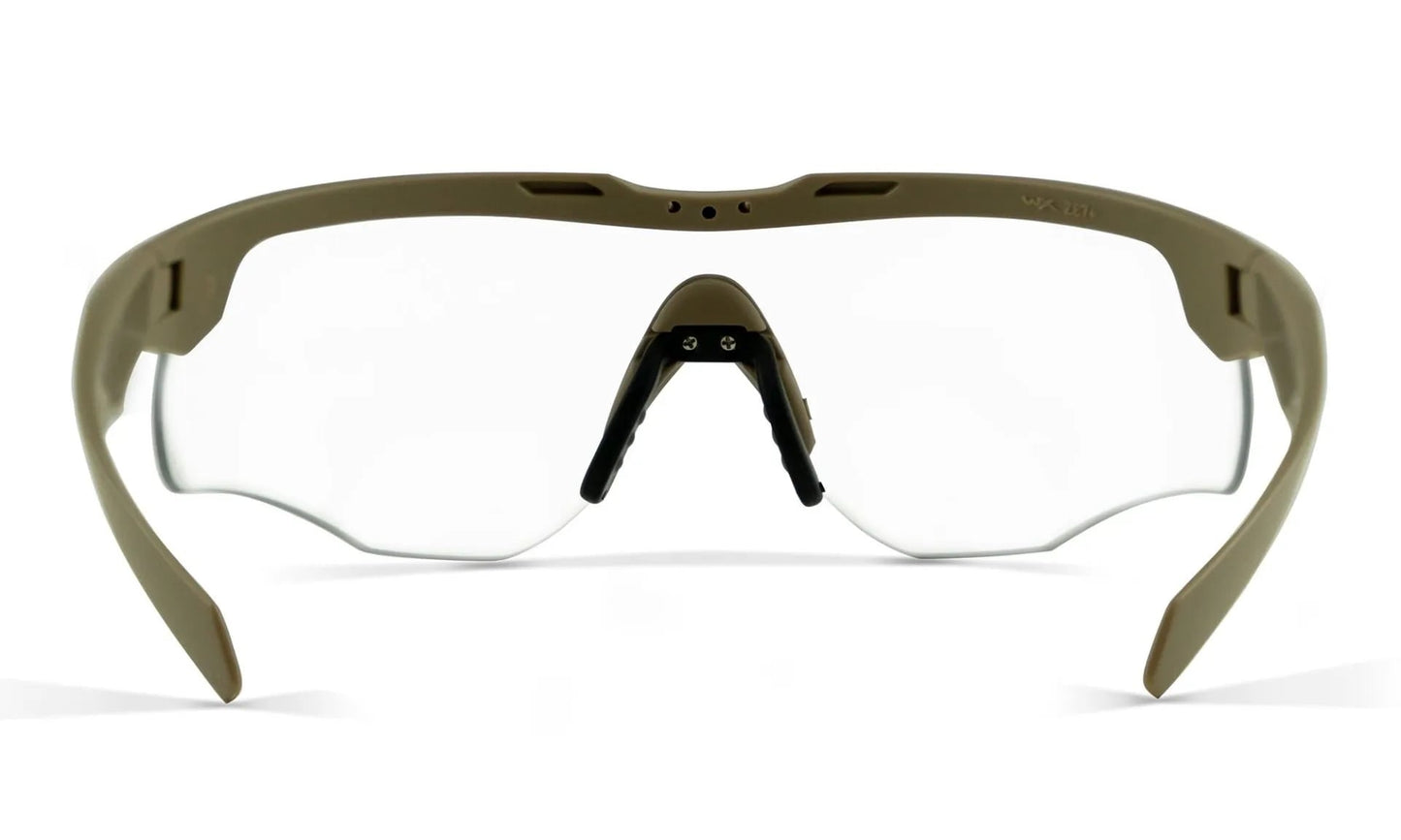 Okulary taktyczne Wiley X Rogue Comm Set 3in1 - Matte Tan