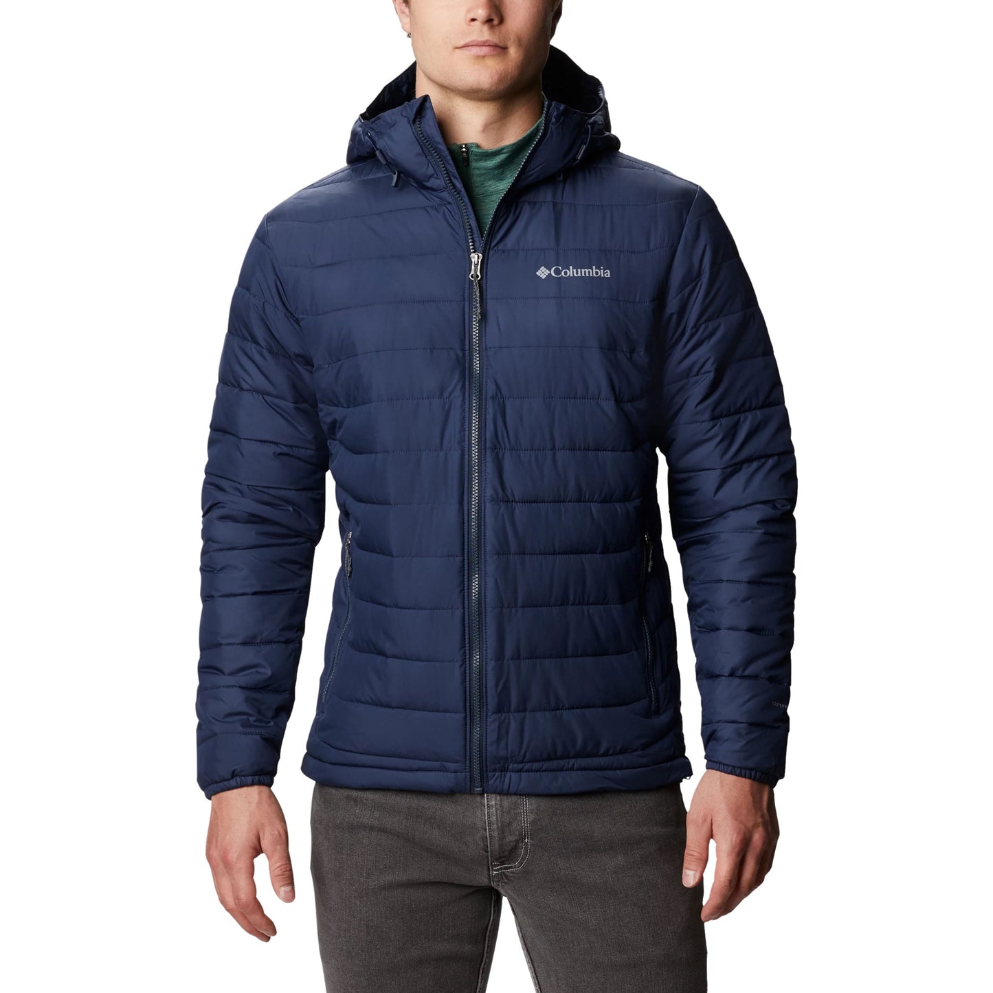 Kurtka Columbia Powder Lite Hooded Jacket - Collegiate Navy