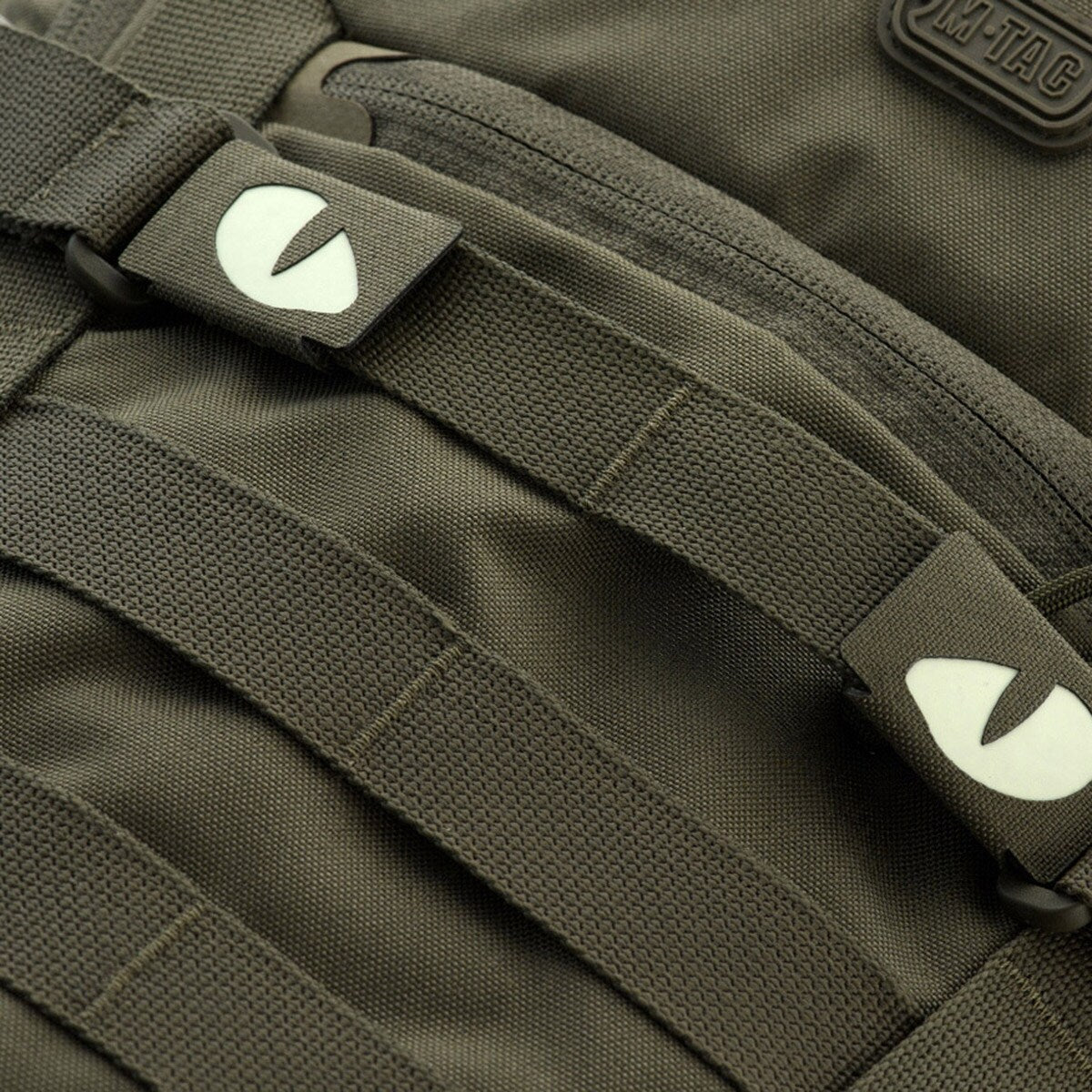 Naszywka M-Tac Tiger Eyes Laser Cut (para) - Ranger Green