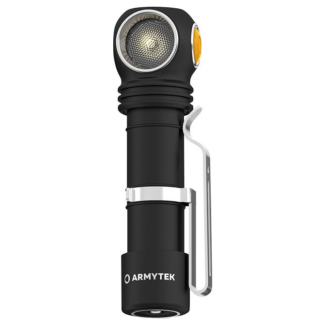 Latarka czołowa i kątowa Armytek Wizard C2 Pro Magnet USB Warm 3w1 - 2330 lumenów