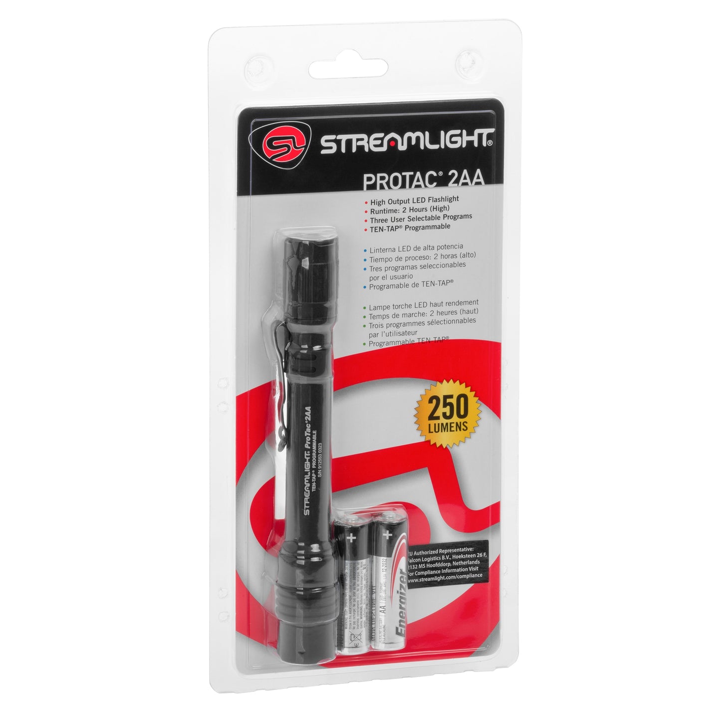 Latarka Streamlight Protac 2AA - Black - 250 lumenów