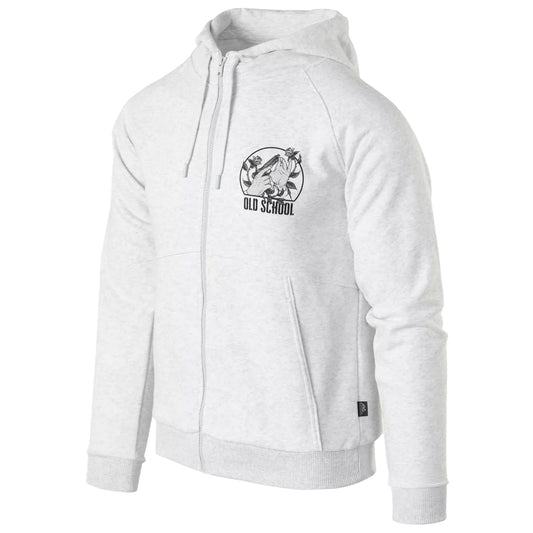 Bluza Helikon Full-Zip Old School - Light Grey Melange
