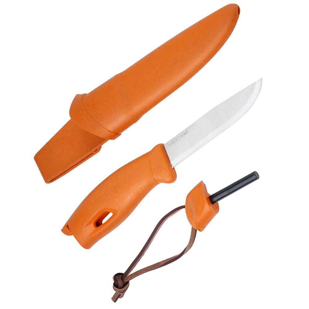 Nóż Light My Fire Swedish FireKnife BIO z krzesiwem - Rusty Orange
