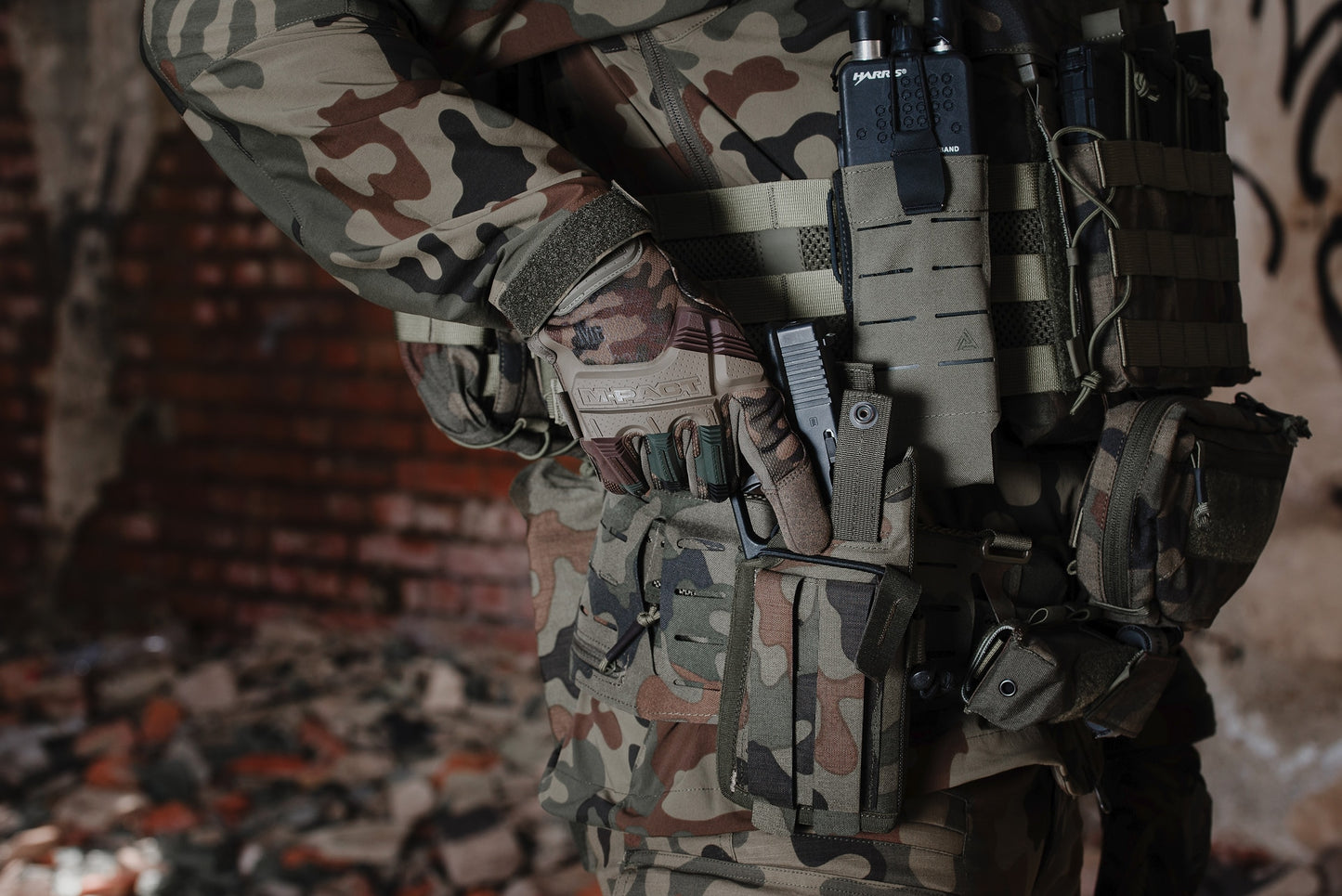 Kabura uniwersalna Combat Lab dwustronna - wz.93 Pantera PL Woodland