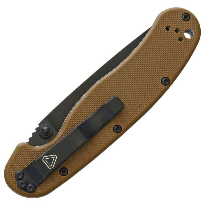 Nóż składany Ontario Rat-2 Folder D2 - Coyote Brown