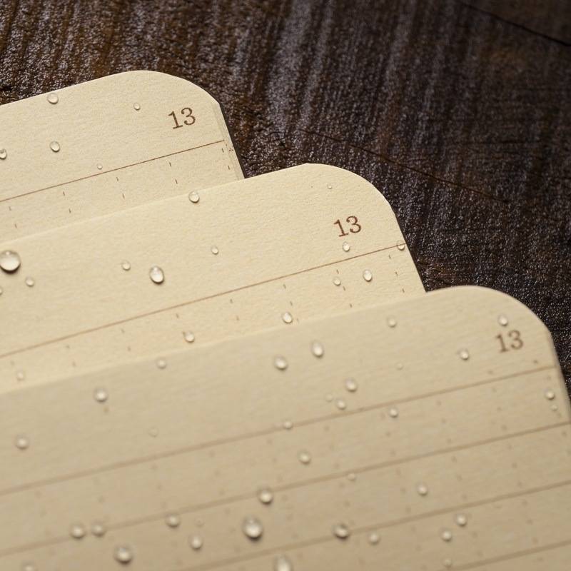 Notes wodoodporny Rite in the Rain 3 1/4x4 5/8'' 3 szt. - tan