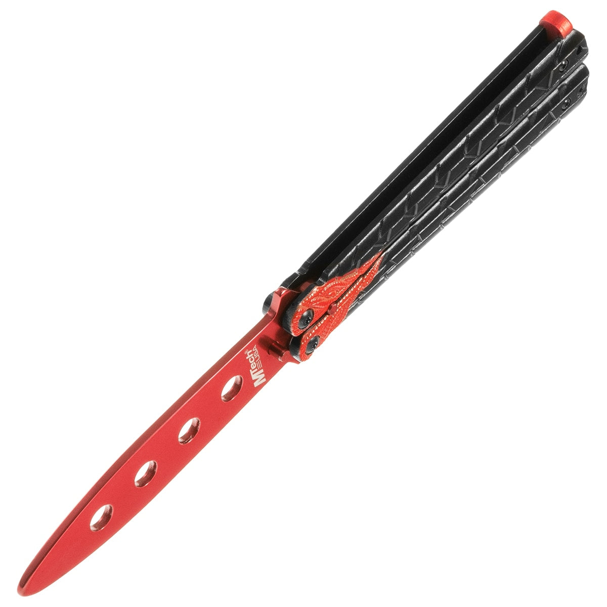Nóż składany treningowy motylek Master Cutlery Dragon Red