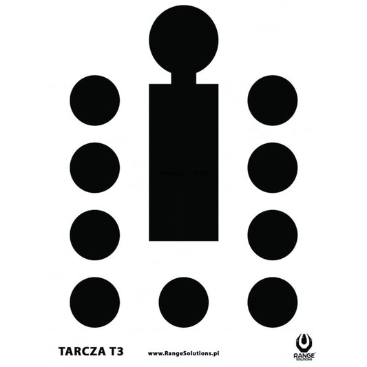 Tarcze strzeleckie Range Solutions T3 Bulinek - 20 szt.