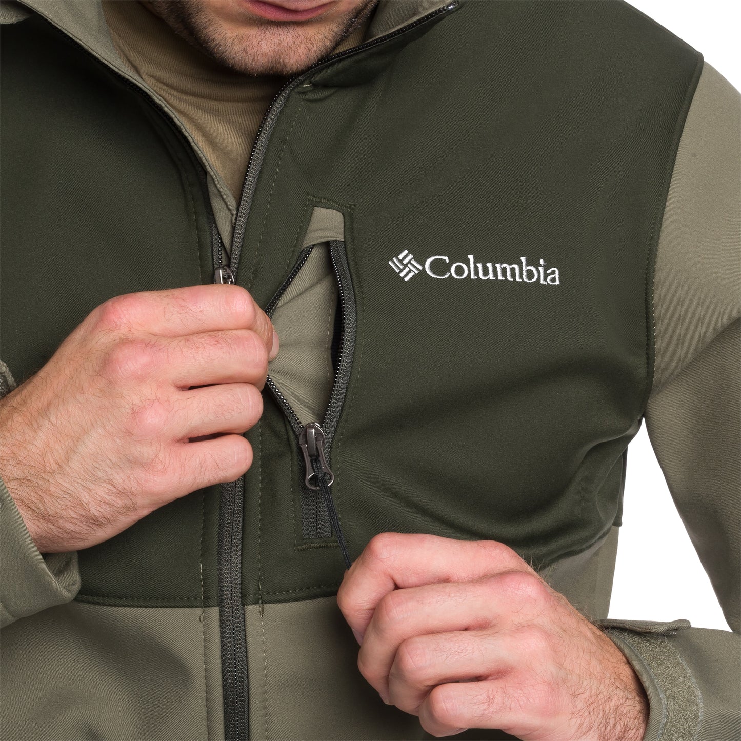Kurtka Columbia Ascender Softshell - Stone Green