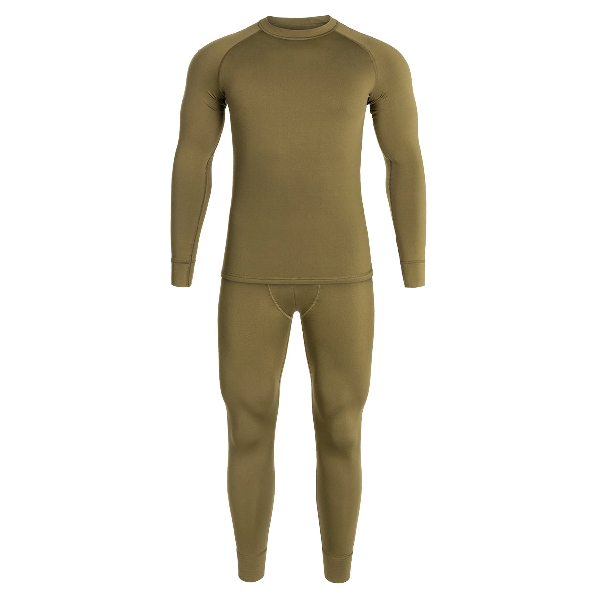 Bielizna termoaktywna męska Greg Tactic Thermo TCS01 Khaki - komplet
