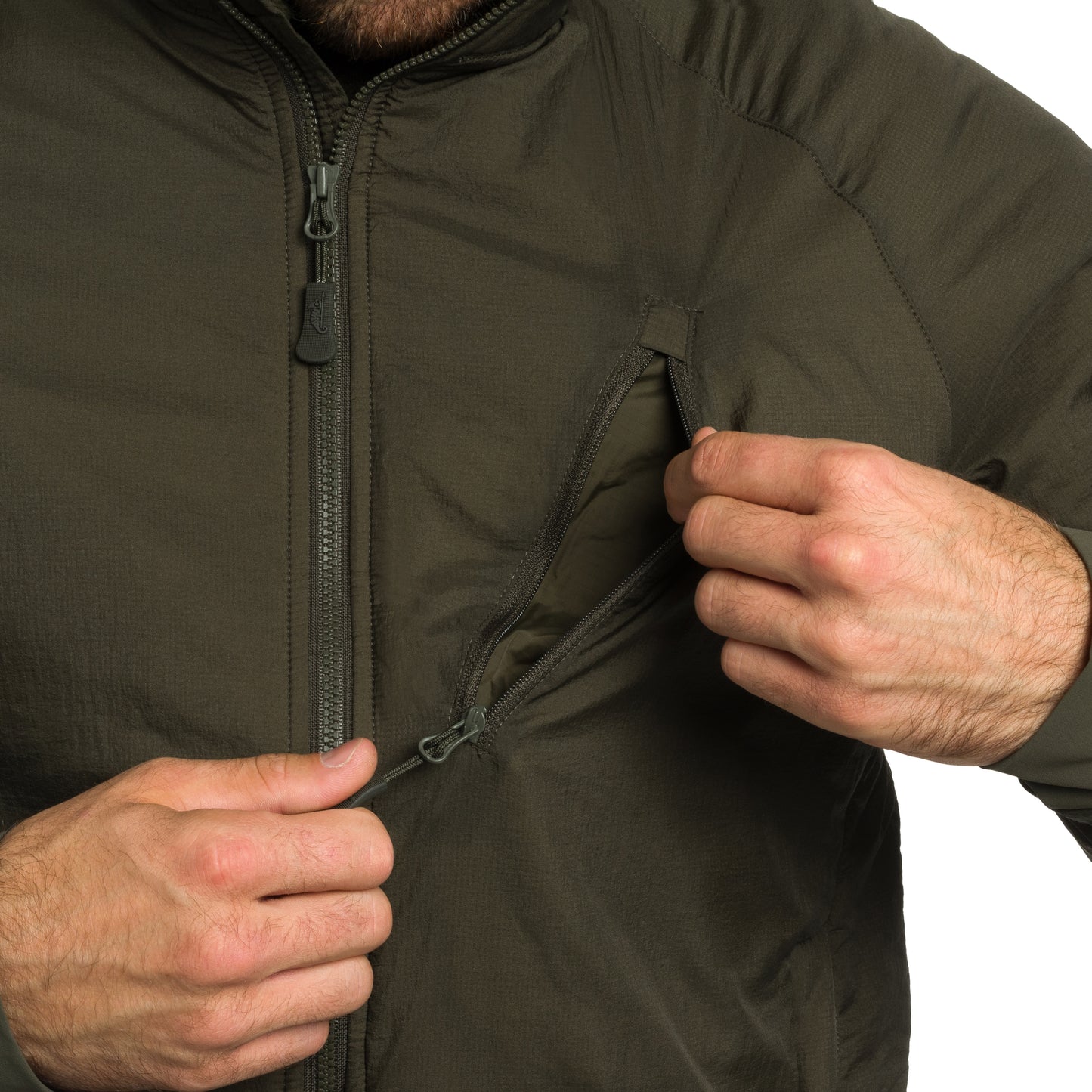 Kurtka Helikon Wolfhound Climashield Apex - Taiga Green