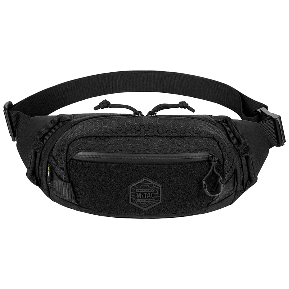 Nerka M-Tac Tactical Waist Bag Hex - Black