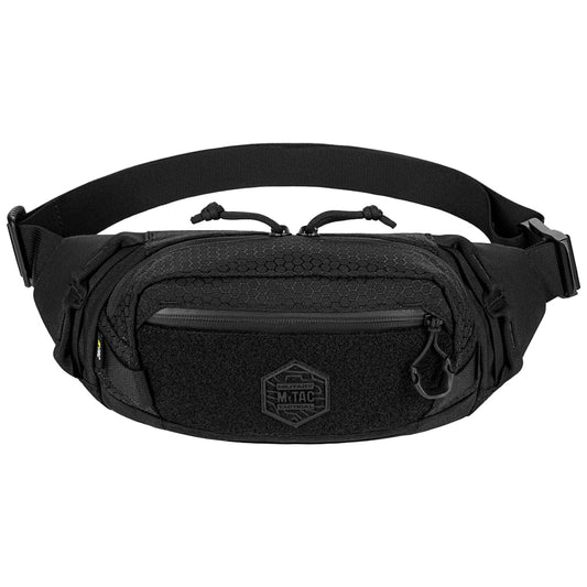 Nerka M-Tac Tactical Waist Bag Hex - Black
