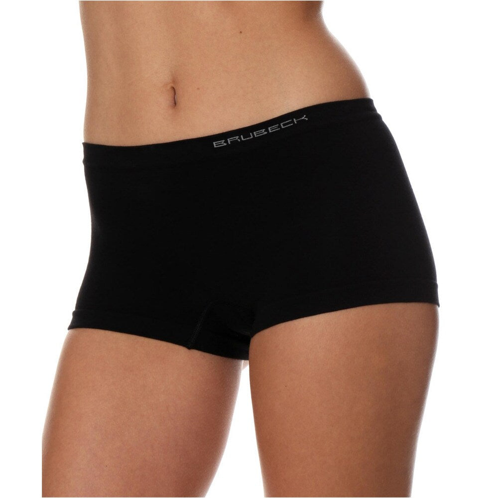 Bokserki damskie termoaktywne Brubeck Comfort Cotton - Czarne